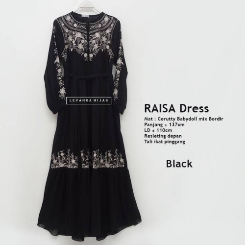 Raisa-007 Gamis Cerutty Babydoll Bordir